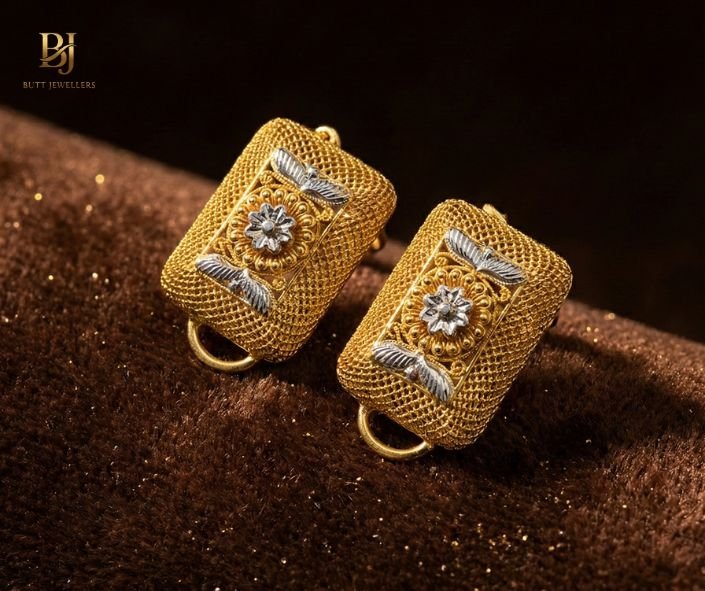 21K Gold Jaali Floral Tops